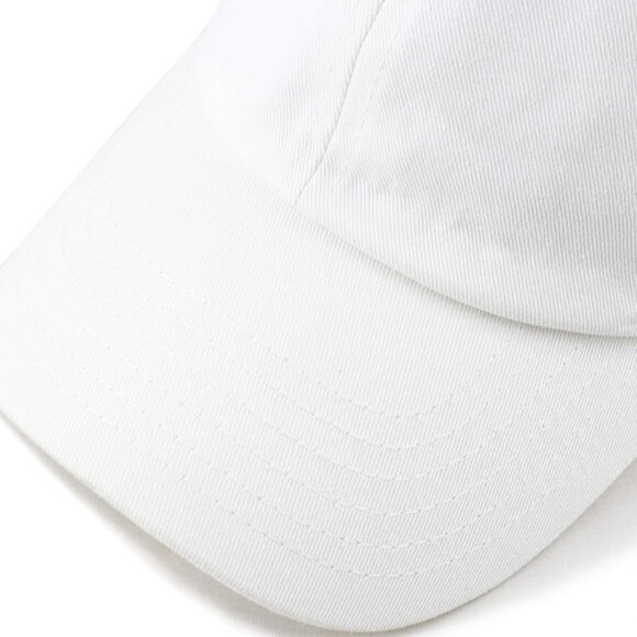 Men's White Baseball Cotton Denim Running Golf Washed Low Classic Hat Cap - Picture 4 of 7